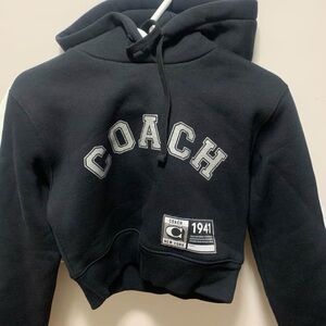 Coach Black T-Shirt with White Trim